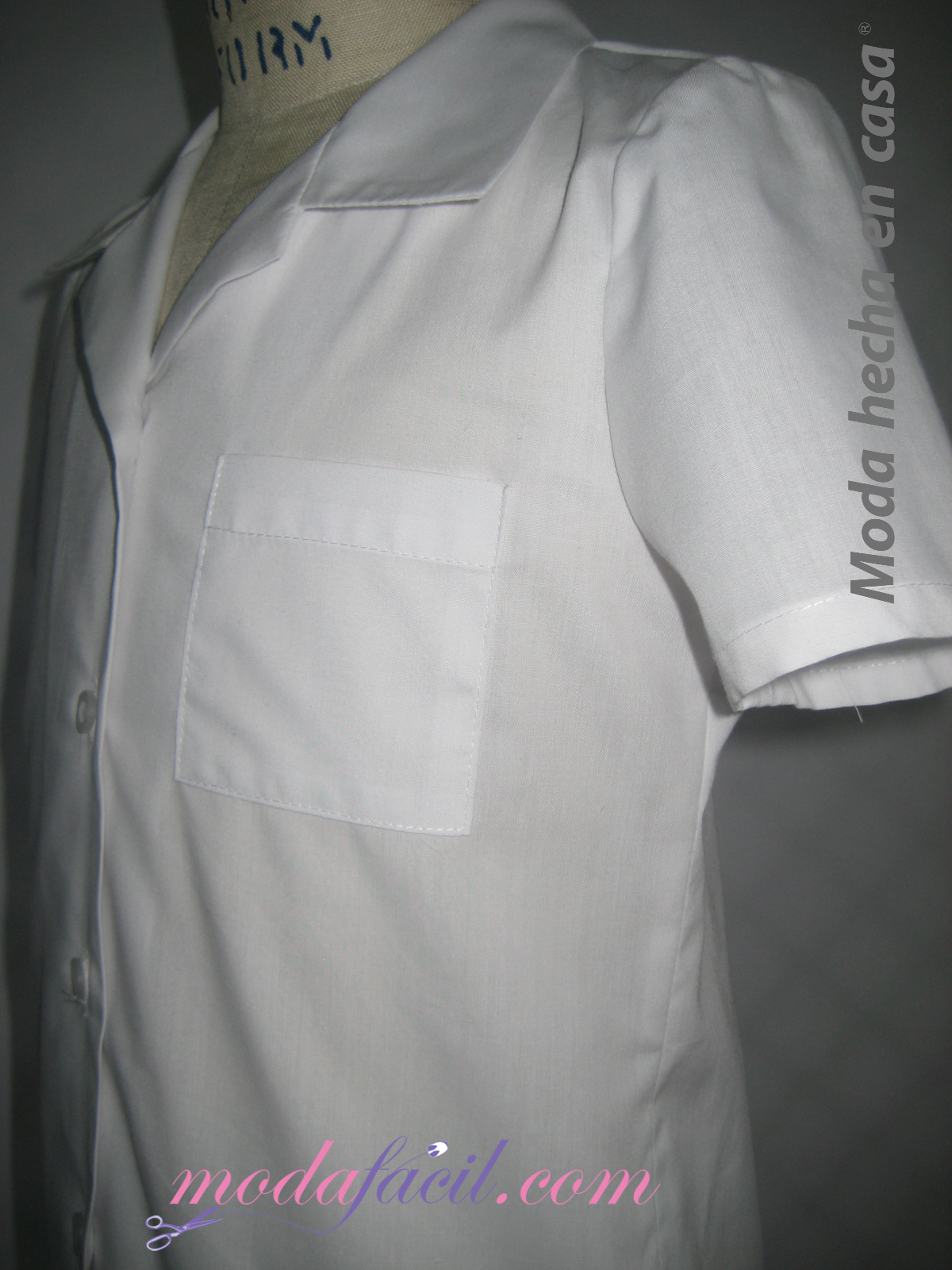 ir al trabajo Melbourne visual Patron de Costura de una Blusa-Camisa Uniforme Escolar de Ninas Ninos  Modelo NA4006B - Modafacil