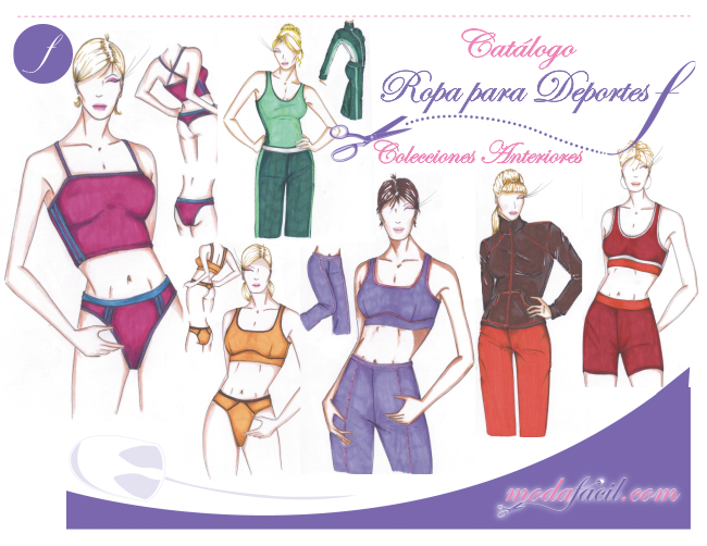 Moldes de Ropa Deportes, Gym y Fitness