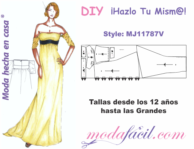 Imagen del Vestido de Fiesta Strapless mj1187v