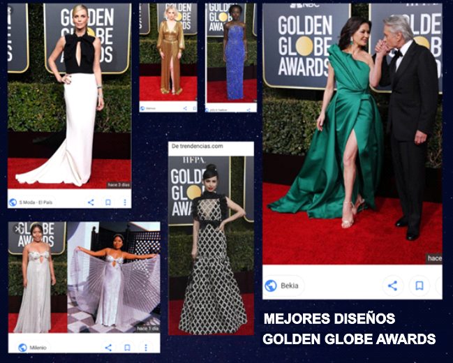 Mejores Disenos en los Globos de Oro 2019 – Best Fashion Trends Golden Globe Awards 2019