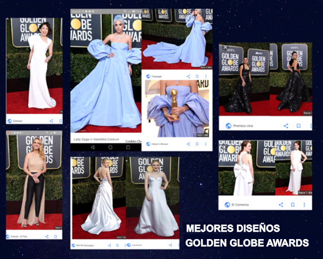 Mejores Diseños en los Globos de Oro 2019 – Best Fashion Trends Golden Globe Awards 2019