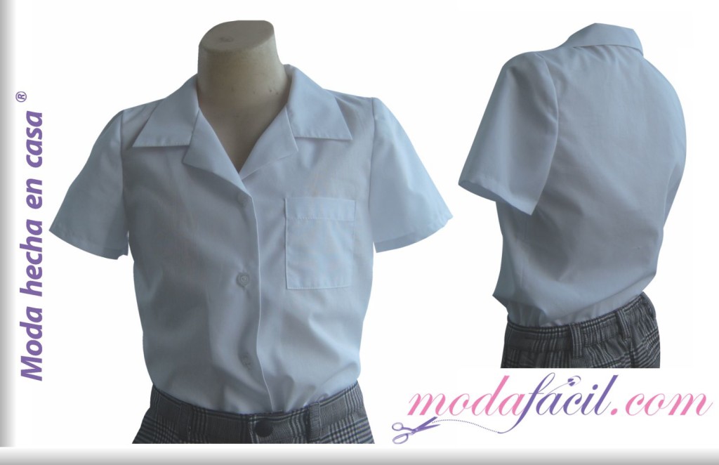 de Blusa Camisa Escolar NA4006b DIY